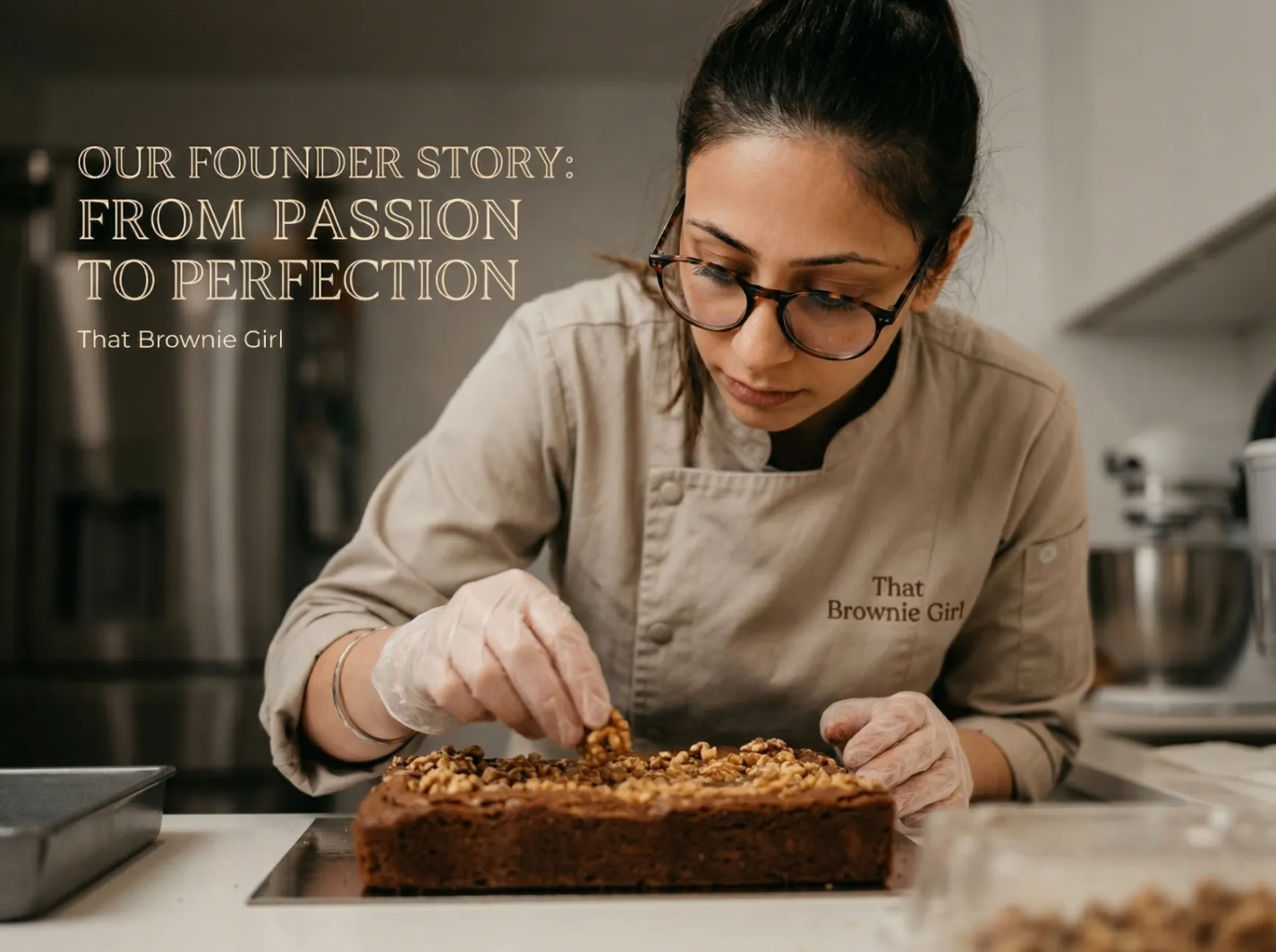 That Brownie Girl baking process